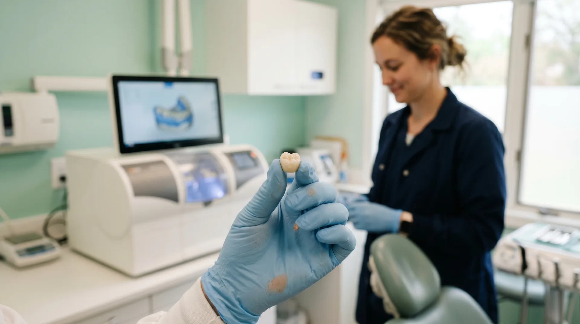Same Day Dental Crowns at daily DENTAL & bracesbar